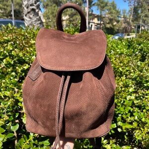 Vintage Coach Sonoma Nubuc Backpack 4938 Chocolate Brown Made in Italy in 1995